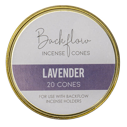 Lavender Jumbo Backflow Incense Cones by Something Different UK