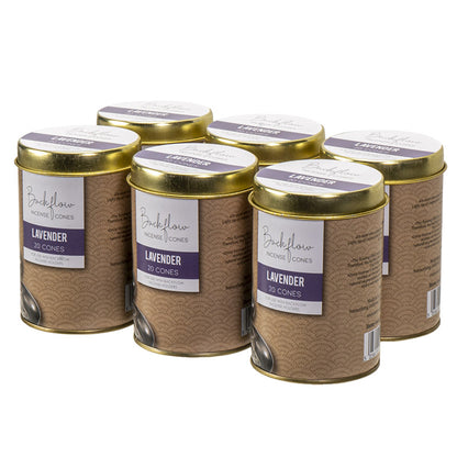 Lavender Jumbo Backflow Incense Cones by Something Different UK