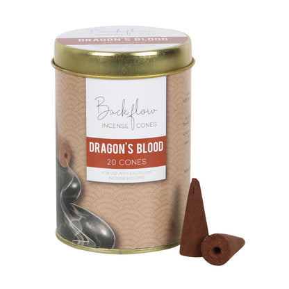 Dragon's Blood Jumbo Backflow Incense Cones by Something Different UK
