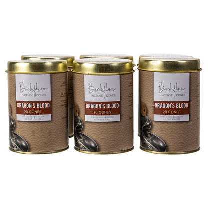 Dragon's Blood Jumbo Backflow Incense Cones by Something Different UK