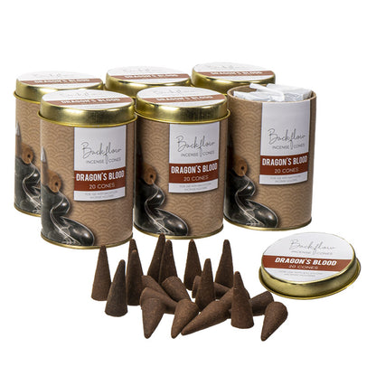 Dragon's Blood Jumbo Backflow Incense Cones by Something Different UK