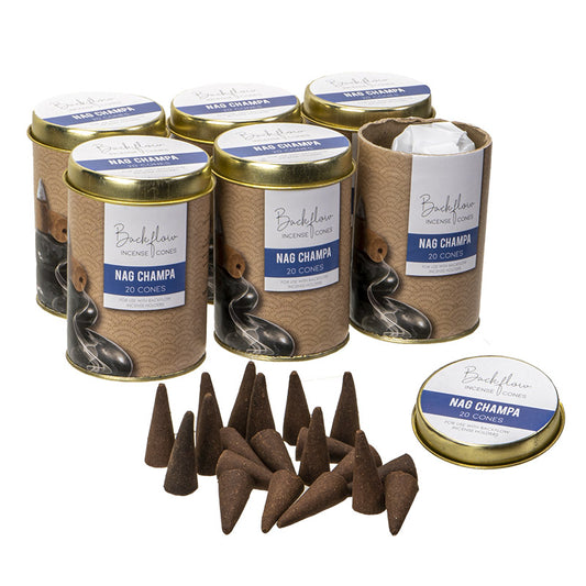 Nag Champa Jumbo Backflow Incense Cones by Something Different UK