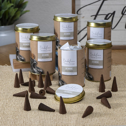 Jasmine Jumbo Backflow Incense Cones by Something Diffrerent UK