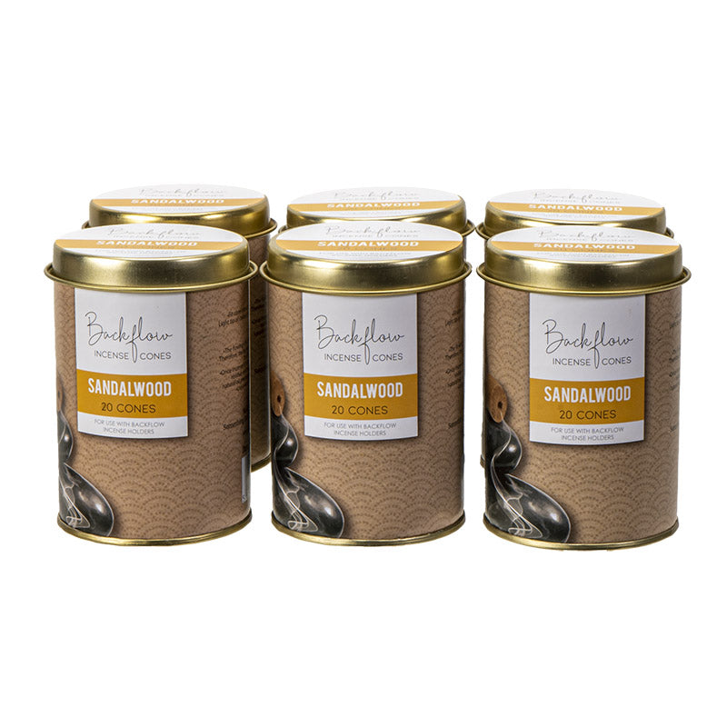 Sandalwood Jumbo Backflow Incense Cones by Something Different UK