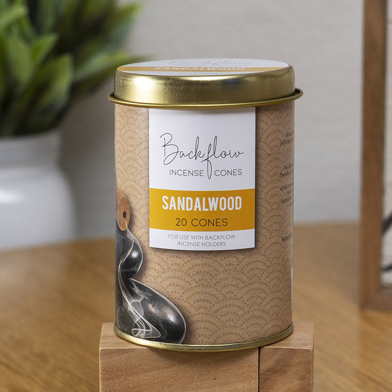 Sandalwood Jumbo Backflow Incense Cones by Something Different UK