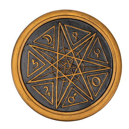 Gothic Astrological Sand Timer Black Sand Hourglass