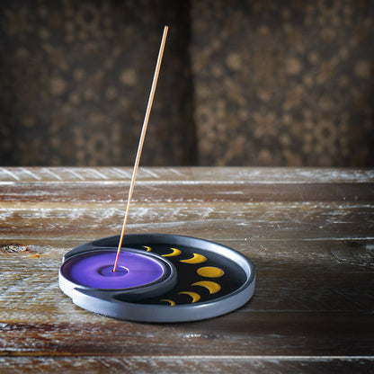 Moon Phase Incense Holder