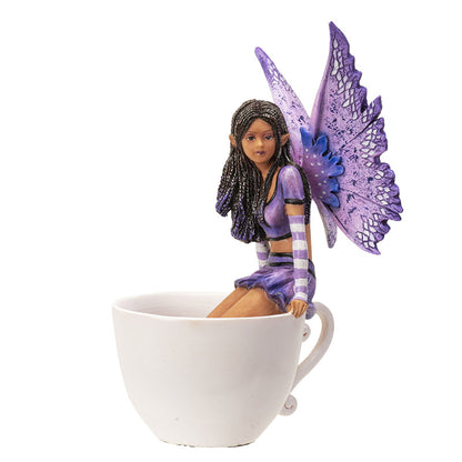 Lavender Tea Fairy in Teacup by Amy Brown