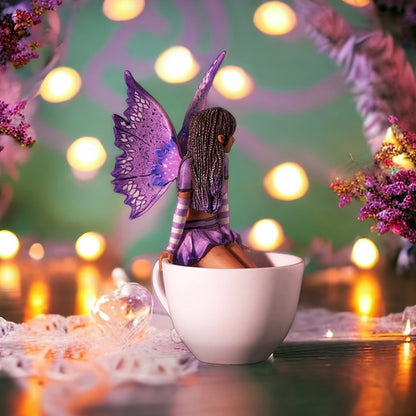 Lavender Tea Fairy in Teacup by Amy Brown
