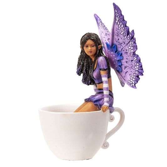Lavender Tea Fairy in Teacup by Amy Brown