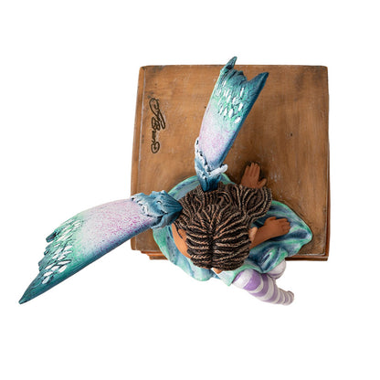 Purple Winged Book Fairy on Books by Amy Brown