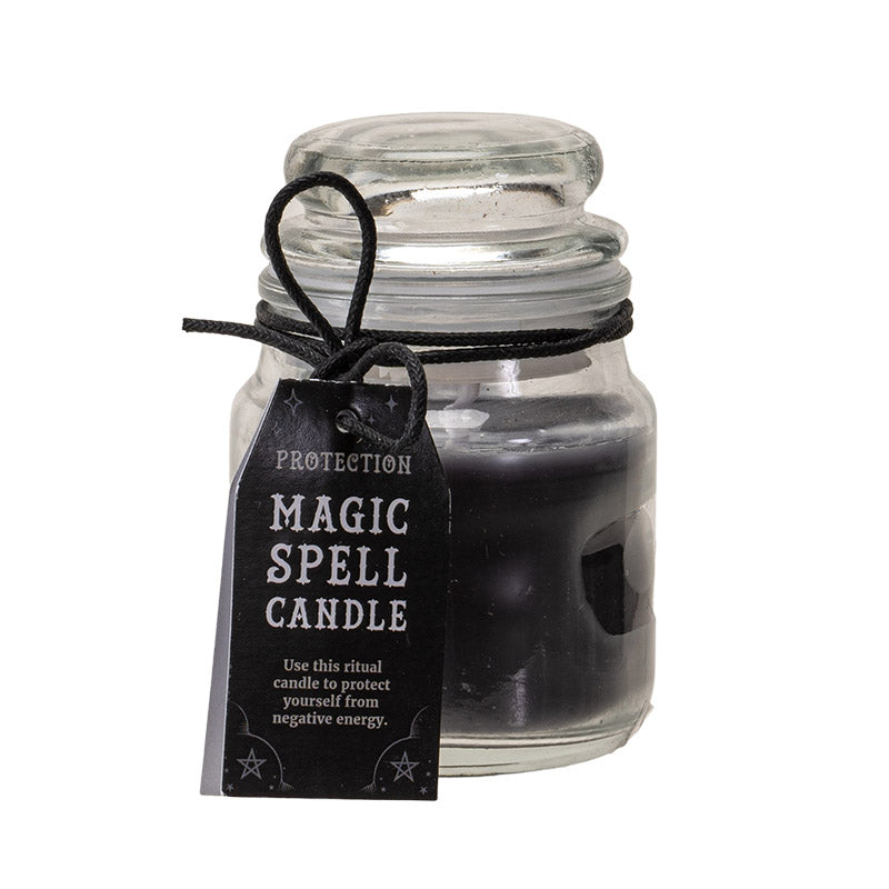 Protection Black Opium Spell Candle by Something Different UK