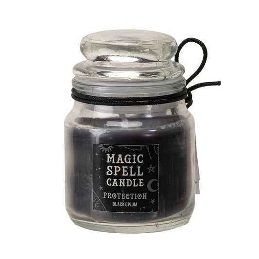 Protection Black Opium Spell Candle by Something Different UK