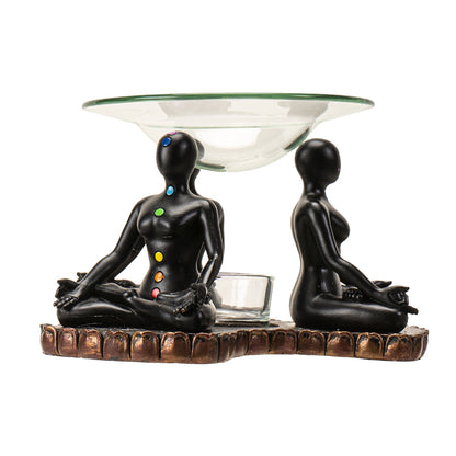 Chakra Meditation Oil Burner Tealight Holder
