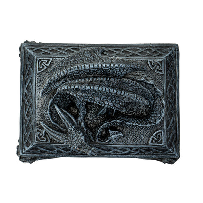 Celtic Dragon Jewelry Box – Winged Guardian Decorative Trinket Holder