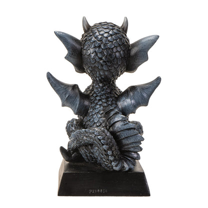 Dragon Collectible Figurine Featuring Dragon Girl Tattoo Message