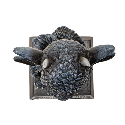 Dragon Collectible Figurine Featuring Dragon Girl Tattoo Message