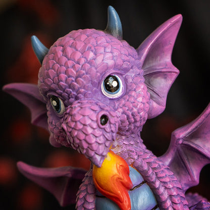 Dragon Collectible Figurine Featuring She’s Cute but Fierce Message