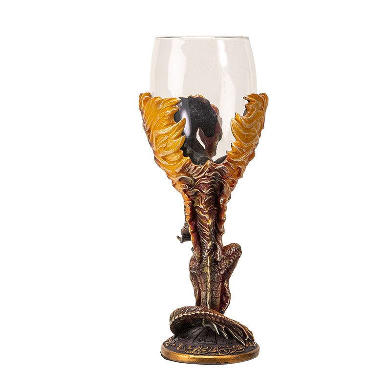 Medieval Dragon Blade Goblet by Ruth Thompson