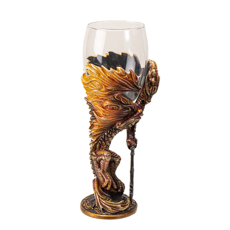 Medieval Dragon Blade Goblet by Ruth Thompson