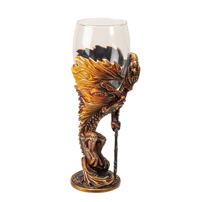 Medieval Dragon Blade Goblet by Ruth Thompson