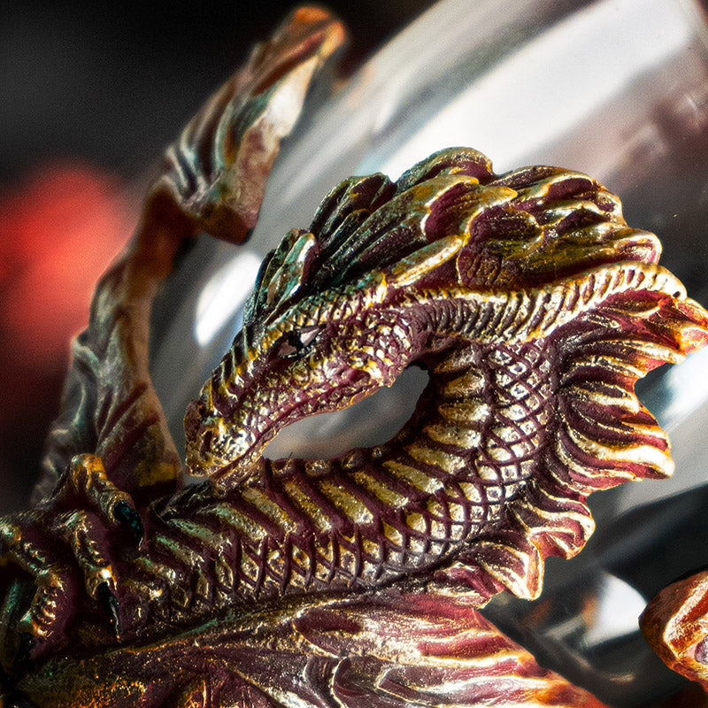 Medieval Dragon Blade Goblet by Ruth Thompson
