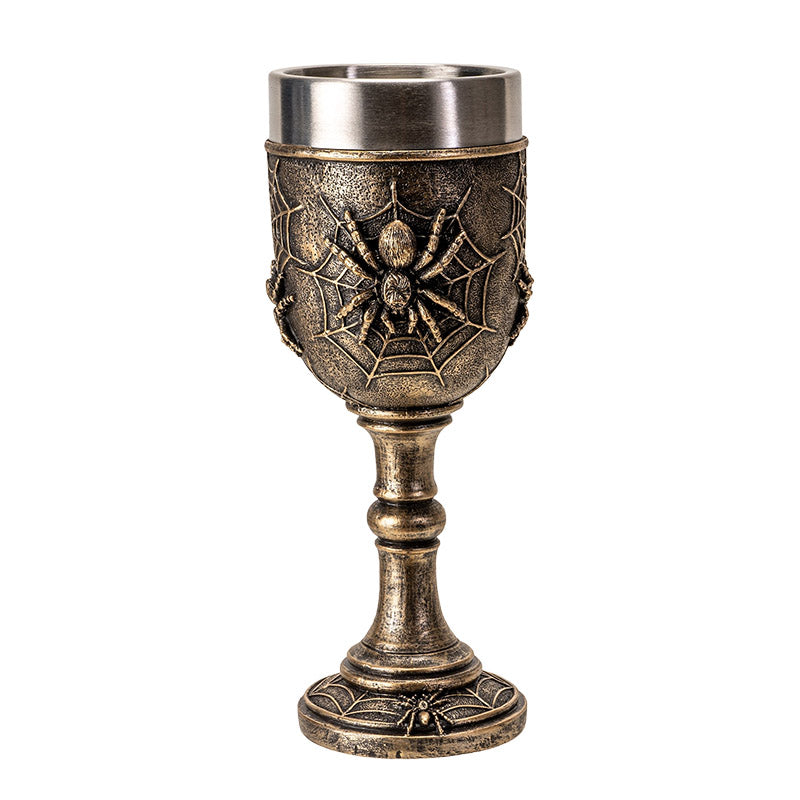 Spider Web Goblet with Stainless Steel