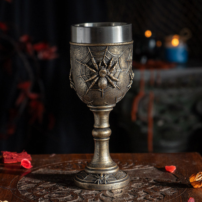 Spider Web Goblet with Stainless Steel