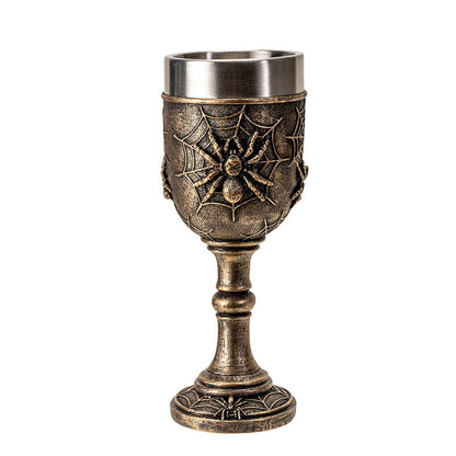 Spider Web Goblet with Stainless Steel