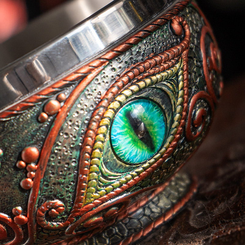 Dragon Eye Utility Bowl and Stainless-Steel Dish