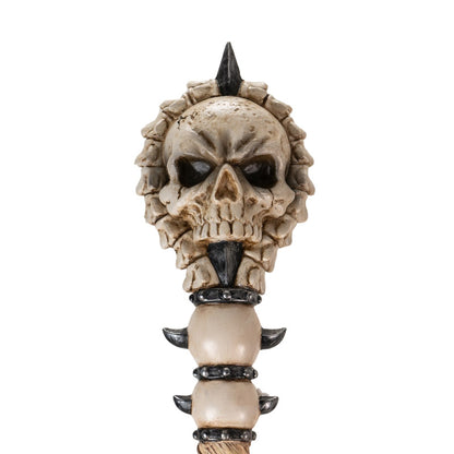 Skull Staff for Witch and Sorcerer 67 Inches