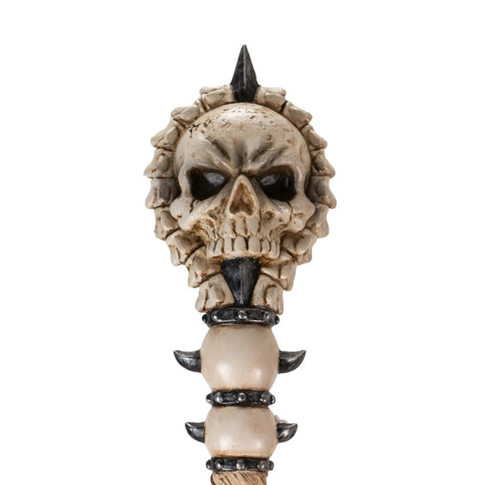 Skull Staff for Witch and Sorcerer 67 Inches