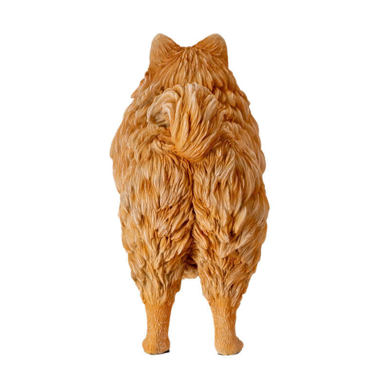 Pomeranian Dog Figurine 8"