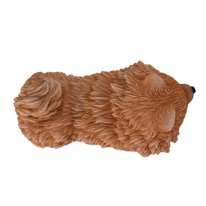 Pomeranian Dog Figurine 8"