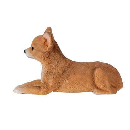 Chihuahua Dog Statue 11"