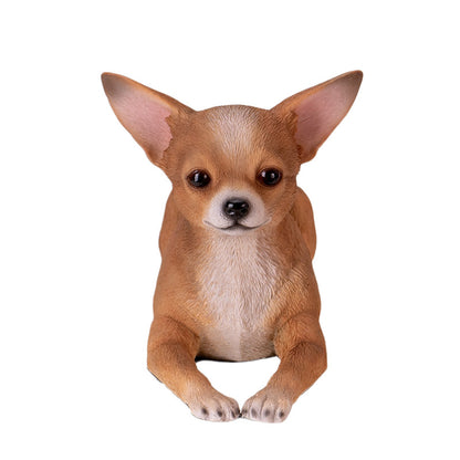 Chihuahua Dog Statue 11"