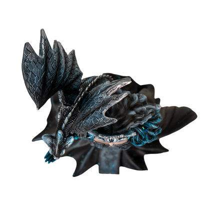Dark Queen and Guardian Dragon Statue
