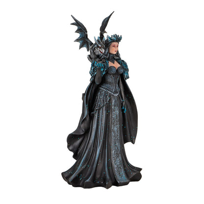 Dark Queen and Guardian Dragon Statue
