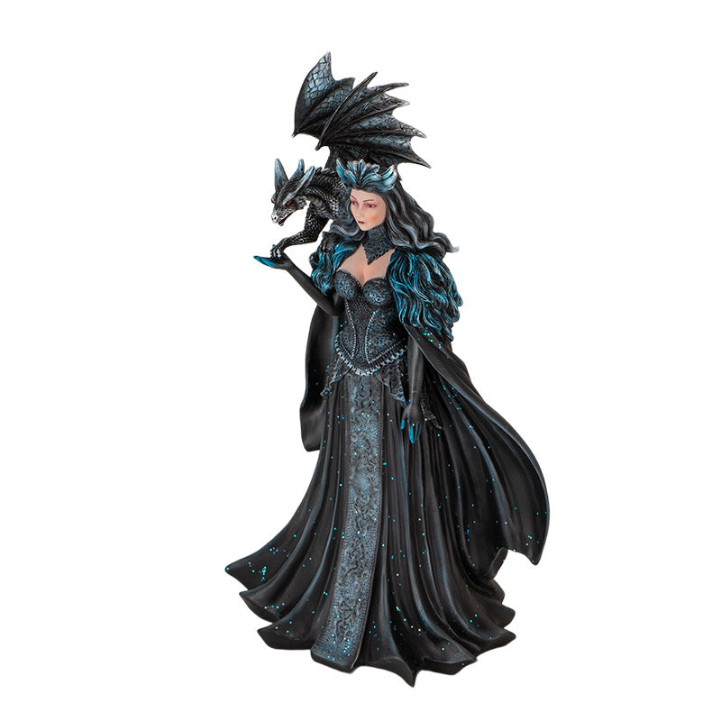 Dark Queen and Guardian Dragon Statue