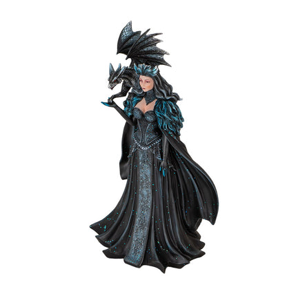 Dark Queen and Guardian Dragon Statue