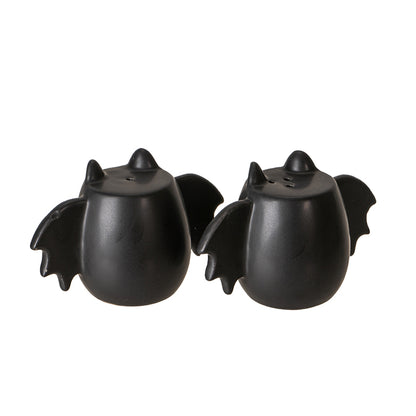 Bat Wing Ceramic Salt and Pepper Shakers