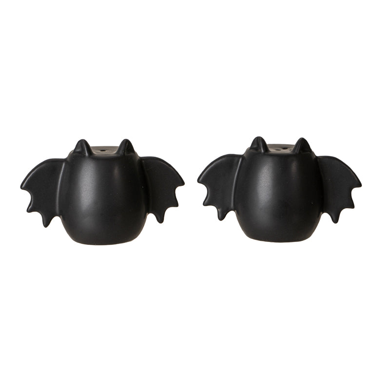Bat Wing Ceramic Salt and Pepper Shakers