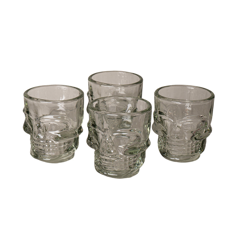 Skull Shot Glass Set of 4 by Something Different UK