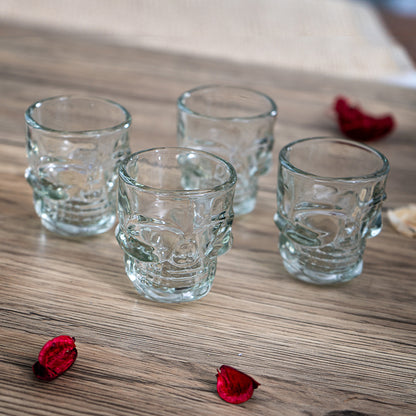 Skull Shot Glass Set of 4 by Something Different UK