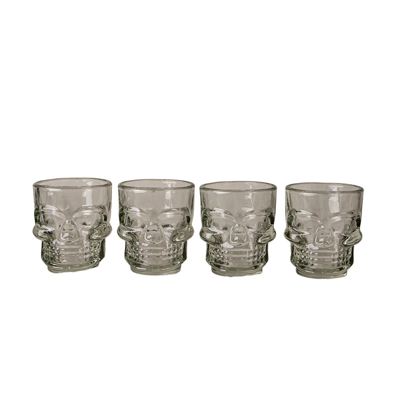Skull Shot Glass Set of 4 by Something Different UK