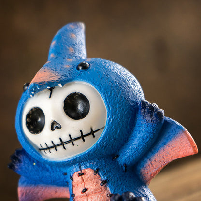 Pterry Furrybones in Dinosaur Costume