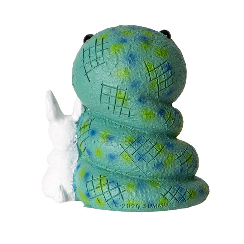 SSStevie Furrybones in Snake Costume with White Rabbit Friend