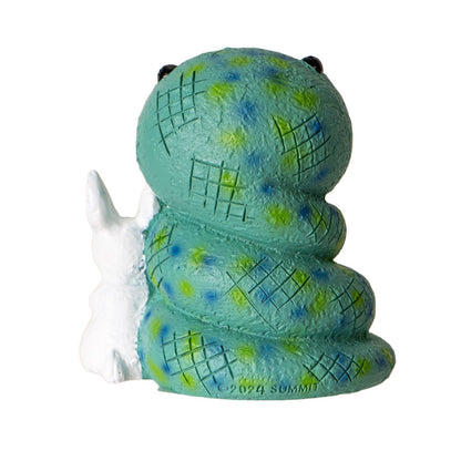 SSStevie Furrybones in Snake Costume with White Rabbit Friend