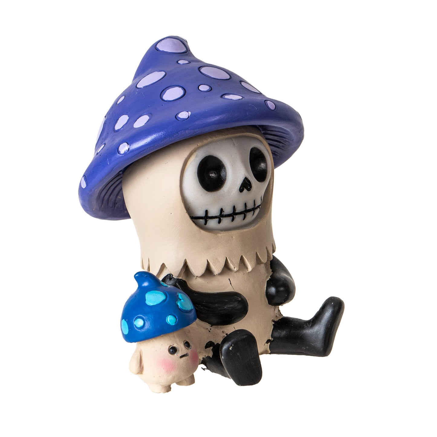 Purple Kinoko Furrybones in Mushroom Costume with Little Mushroom Friend