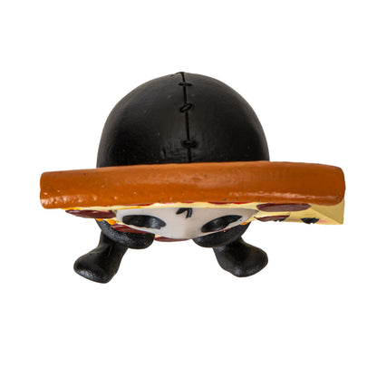Peppi Furrybones in Pizza Costume with Cheese